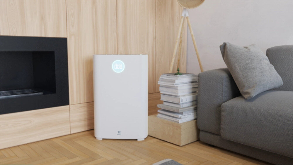 Oczyszczacz powietrza TESLA Air Purifier czujniki jakości