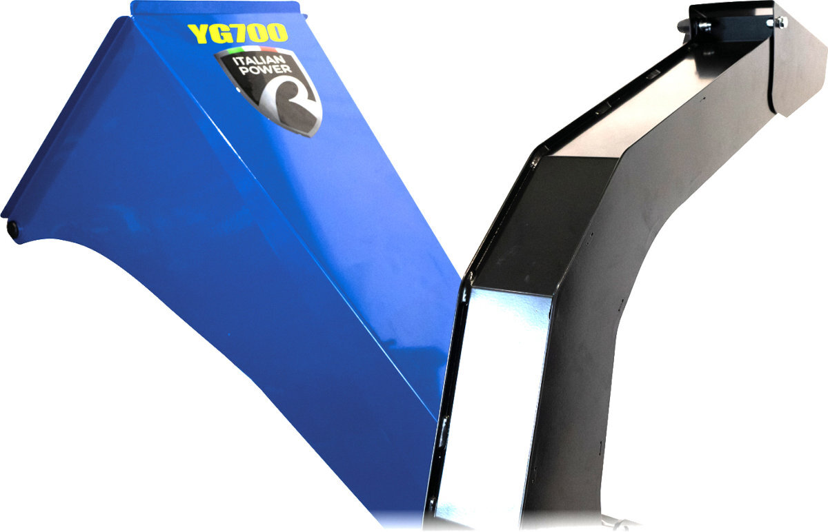 Rozdrabniacz do gałęzi MULTIPOWER YG700 spalinowy wytrzymaly mechanizm tnacy