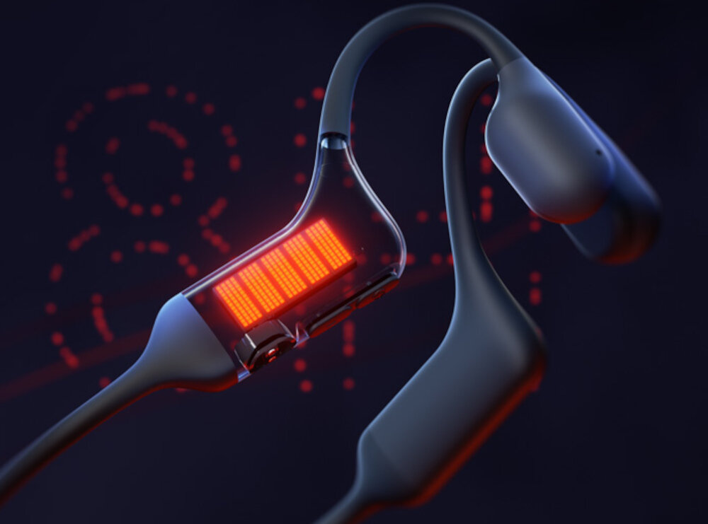 Słuchawki nauszne HAYLOU PurFree BC01 Czarny bateria czas pracy czas działania