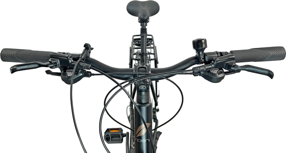 Rower trekkingowy INDIANA X-Road 5.0 M19 28 cali meski Czarno-brazowo-szary