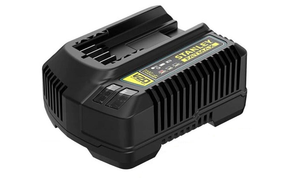Zestaw elektronarzędzi STANLEY SFMCK465D2T-QW ladowarka szybkie ladowanie akumulatorow minimalizuje przestoje podczas pracy