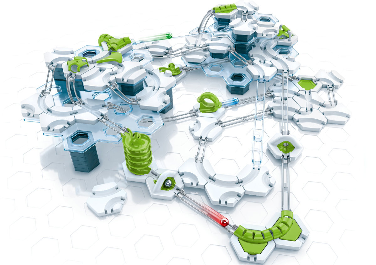 Gra logiczna RAVENSBURGER Gravitrax: Zestaw startowy Speed 274123 idealne zajecia dla konstruktorow