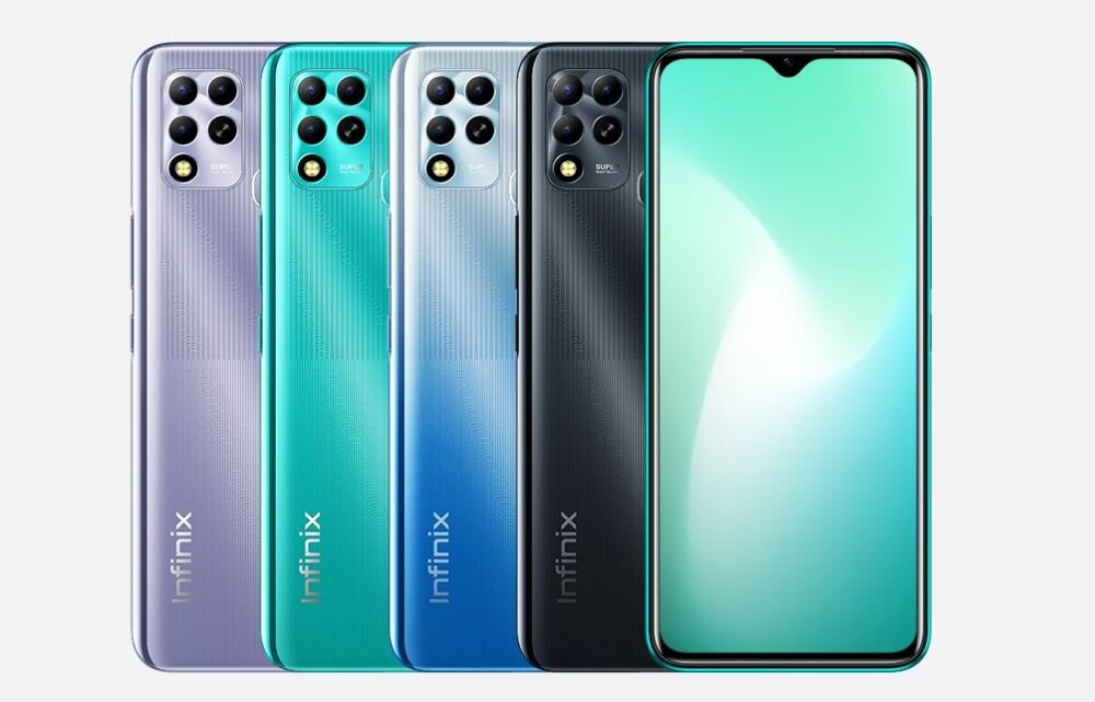 Smartfon INFINIX Hot 11  ekran bateria aparat procesor ram pamięć pojemność rozdzielczość zdjęcia filmy opis dane cechy blokady system łączność wifi bluetooth obudowa szkło odporność porty muzyka transfer sieć przekątna matryca waga czujniki