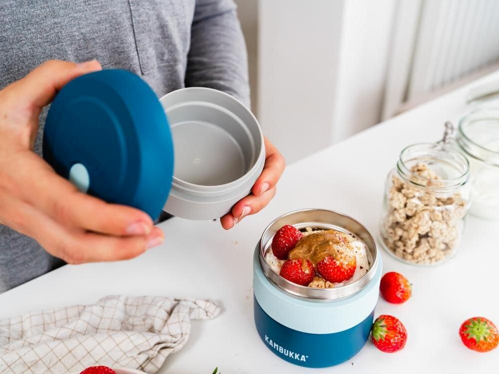 Pojemnik plastikowy KAMBUKKA Bora 75 ml Biały mycie w zmywarce