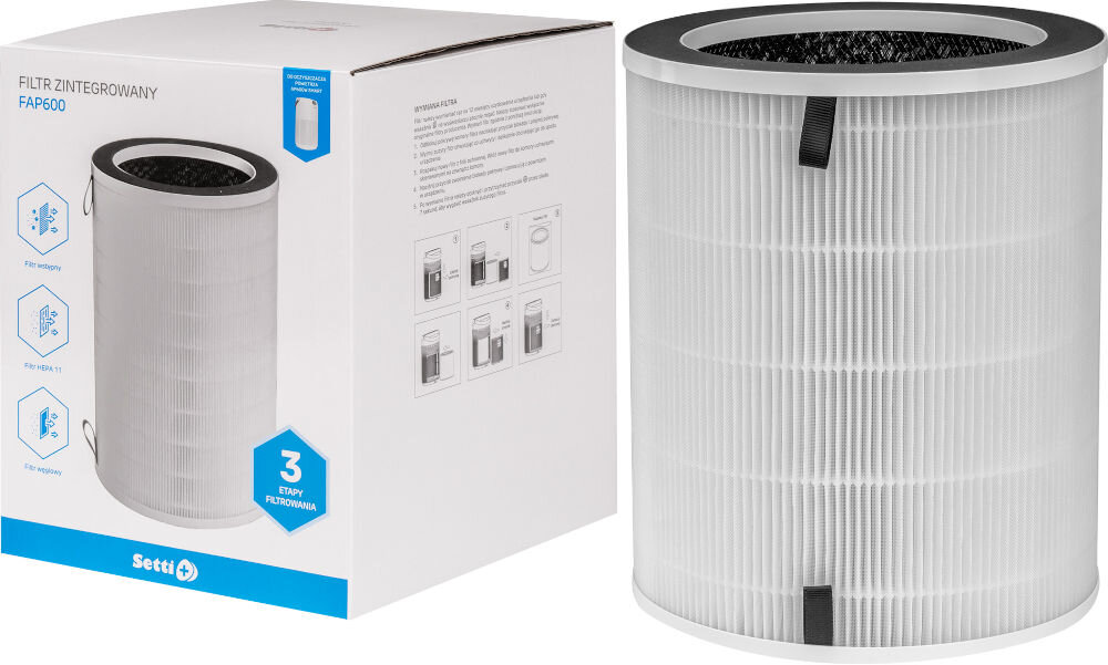 Filtr do oczyszczacza SETTI+ FAP600 zestaw opakowanie