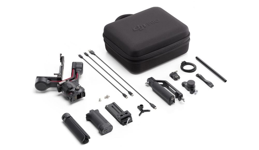 Gimbal DJI RS 3 fotografia stabilizacja nagrywanie żyroskop uchwyt zasilanie ładowanie bateria tryby przyciski złącza porty kompatybilność udźwig wykonanie pojemność 