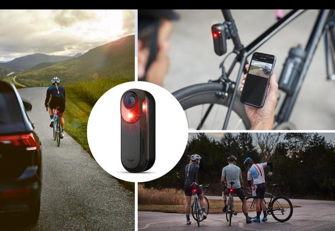 zdjęcie lifestyle radaru rowerowego z kamerą