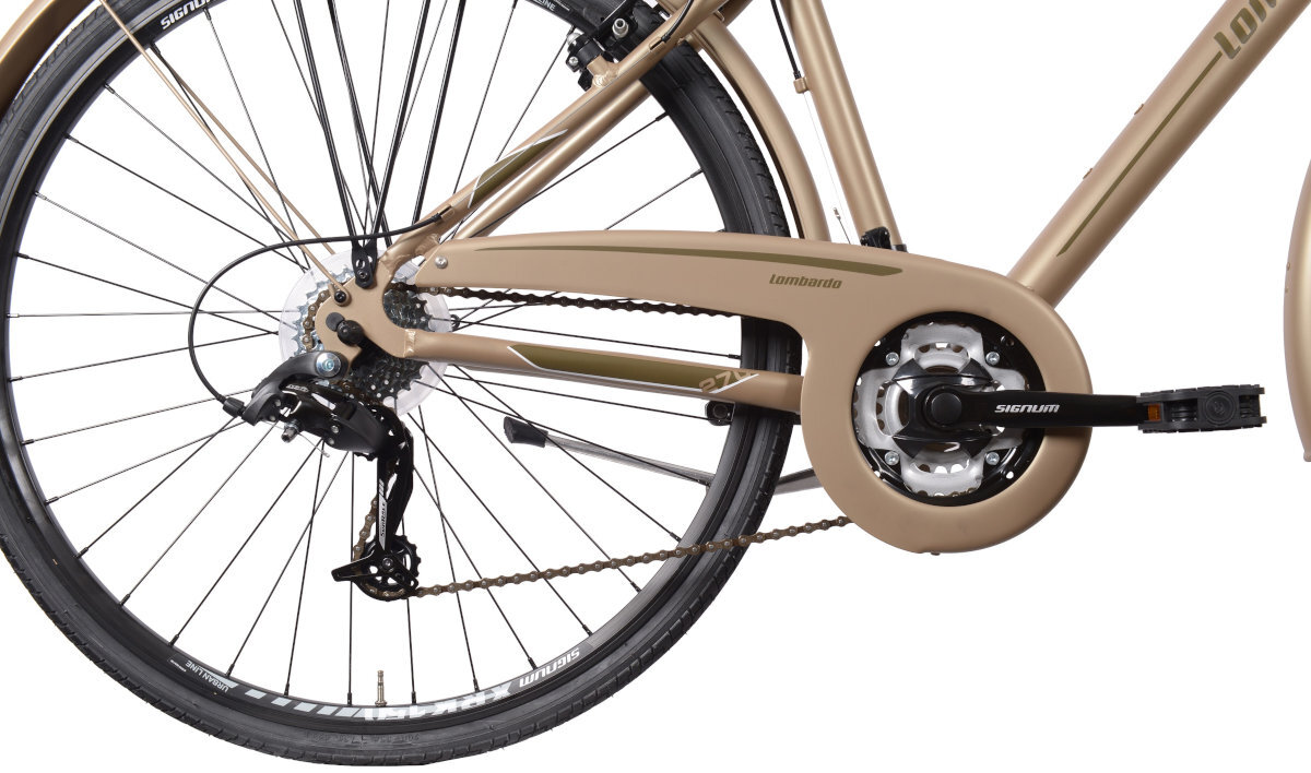 ROWER LOMBARDO MIRAFIORI 270 28 BRĄZ MAT M48 19 duze kola