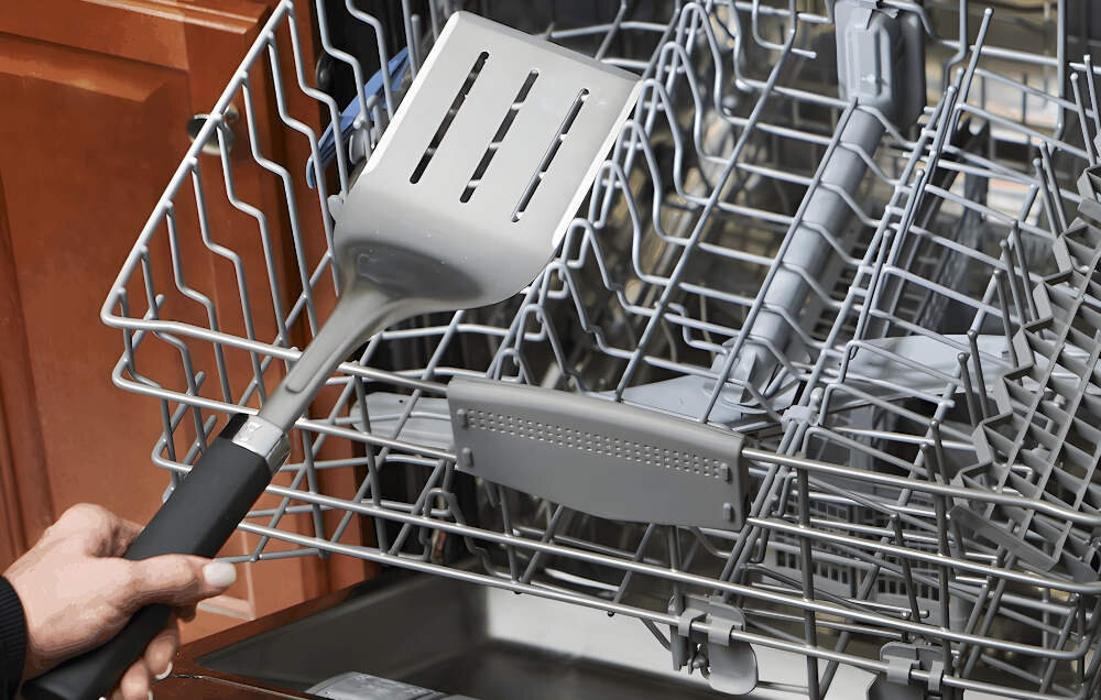 Lopatka do grilla WEBER 6761 wysoka jakosc stal nierdzewna latwe czyszczenie metalowe ucho przechowywanie