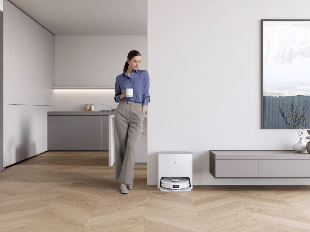 Robot sprzątający ECOVACS Deebot T10 Turbo banner i wygląd ogólny