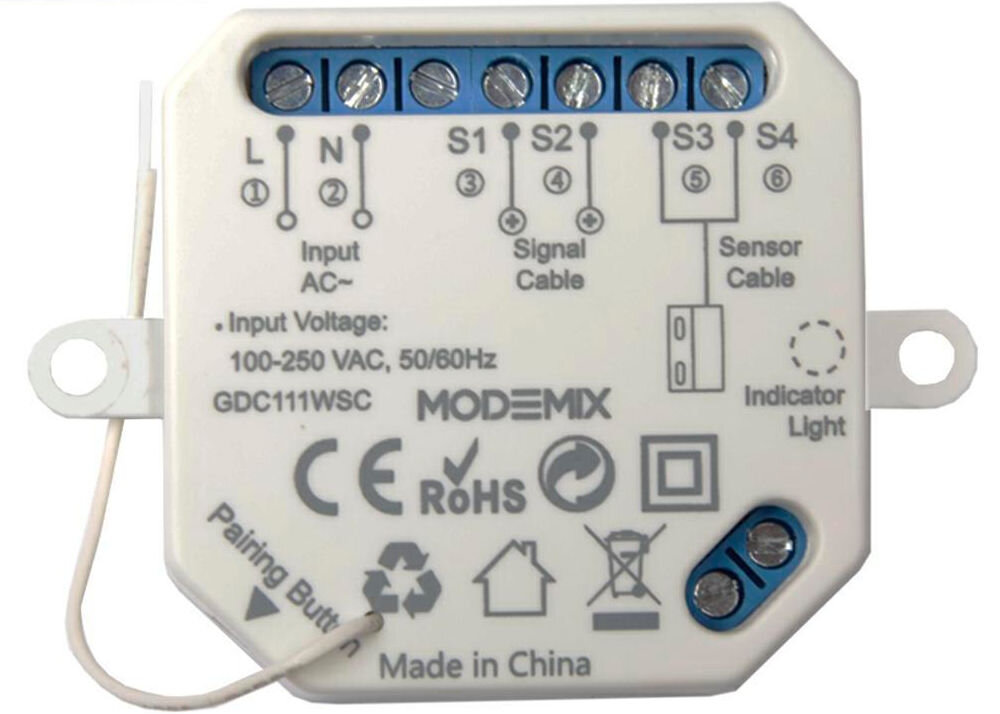Sterownik bramy garażowej MODEMIX MOD028 WiFi zdalne sterowanie harmonogramy autoryzacja