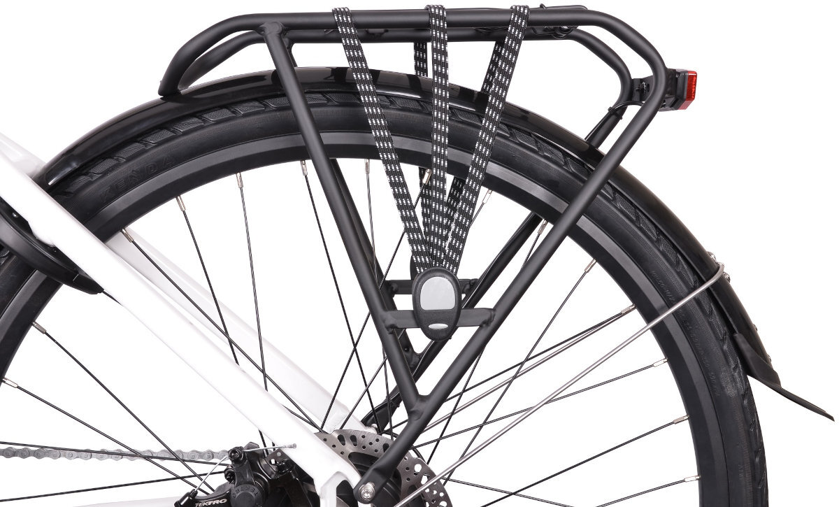 ROWER ELEKTRYCZNY MIEJSKI ARGENTO E-BIKE OMEGA PLUS 28 BIAŁO-CZARNY-SZARY D44 17 blotniki