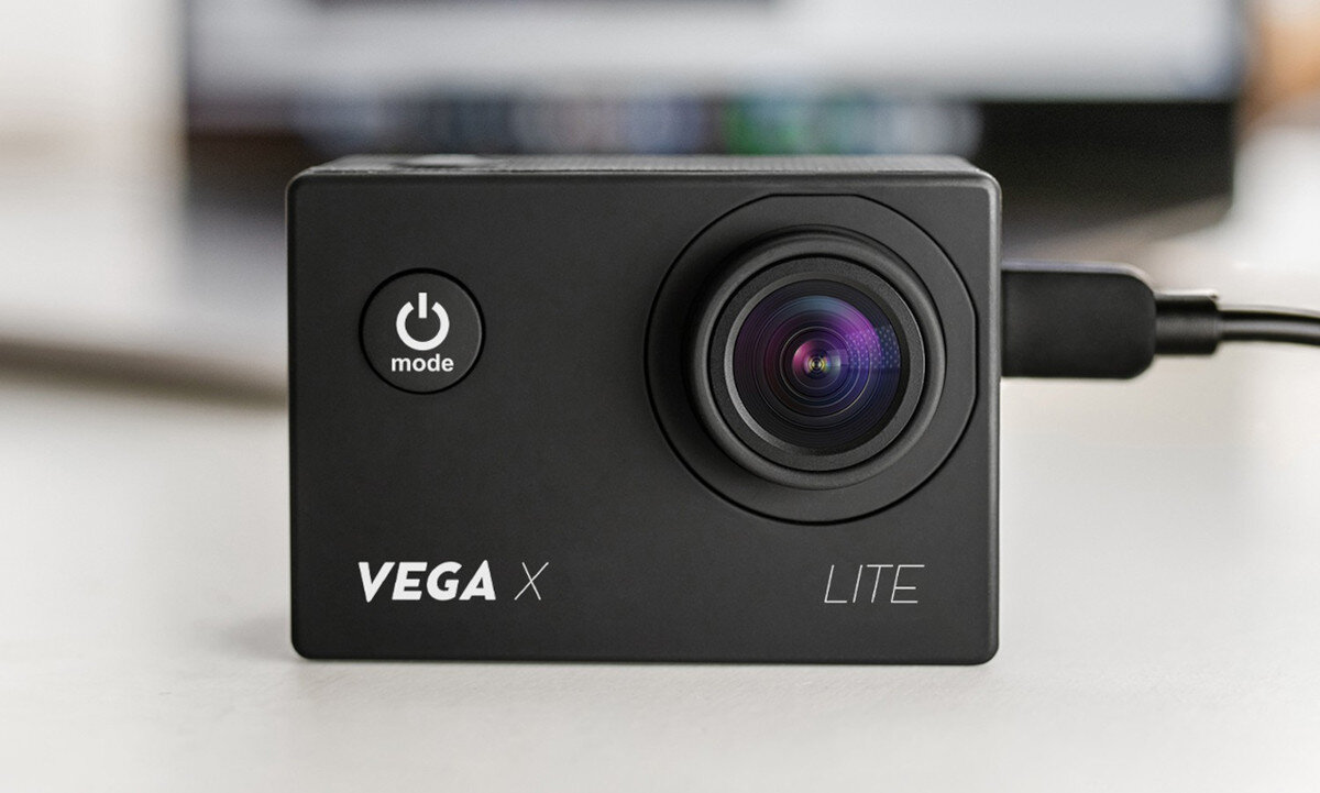Kamera sportowa NICEBOY Vega X Lite Czarny złącza aplikacja łączność