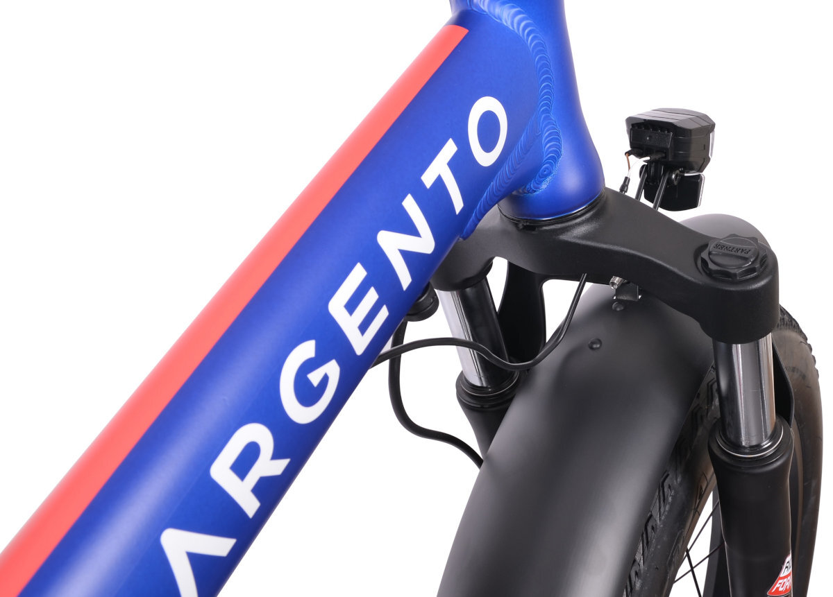 ROWER ELEKTRYCZNY SKŁADANY ARGENTO FAT BI MAX XL PLUS 20 NIEBIESKI D44 17 trwala rama wykonana z aluminium odporna na korozje