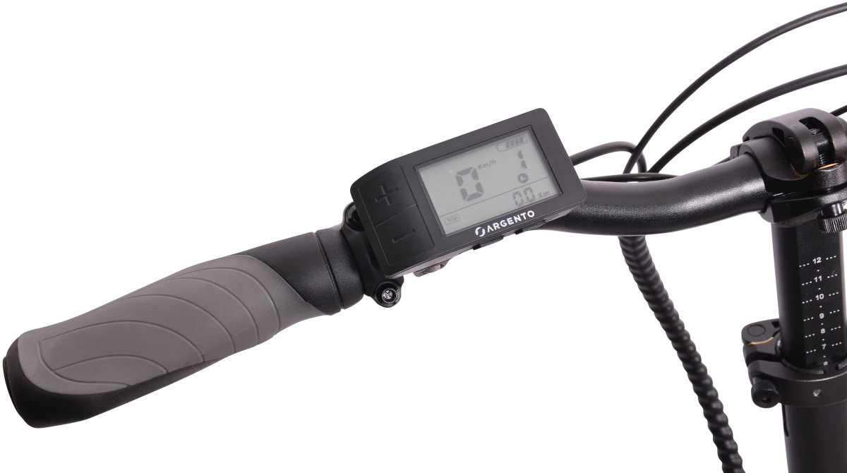ROWER ELEKTRYCZNY SKŁADANY ARGENTO FAT BI MAX XL PLUS 20 NIEBIESKI D44 17 wyswietlacz