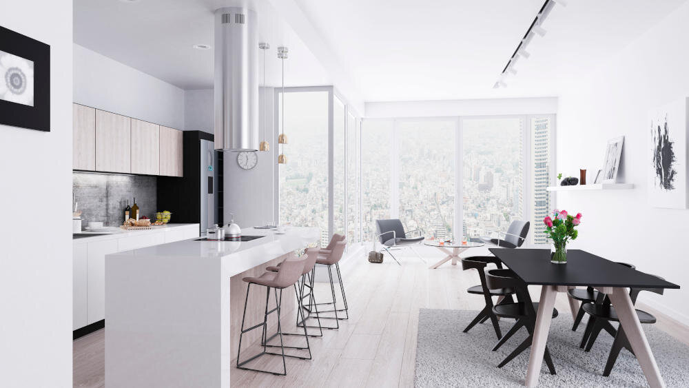 GLOBALO Cylindro Isola 39.6 oświelenie rozświetla otoczenie okap nastrój