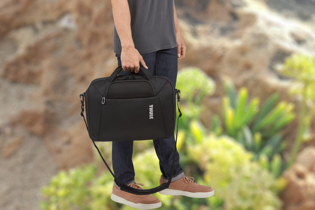 TORBA na laptopa THULE Accent 15.6 cali Czarny ochorona bezpieczeństwo wymiary użytkowanie wytrzymałość odporność