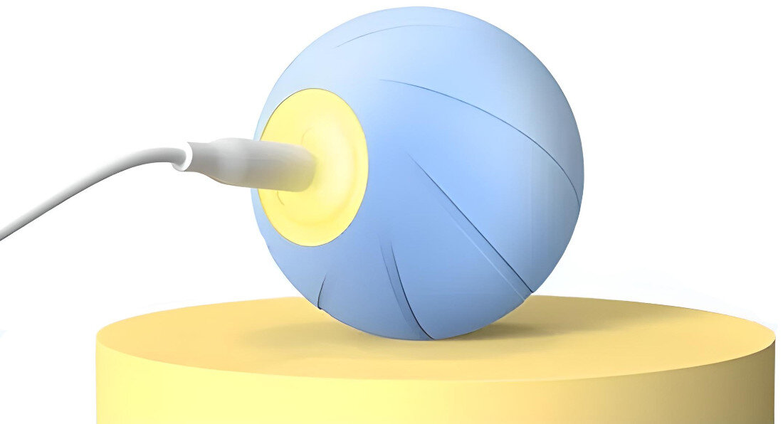 Zabawka CHEERBLE C1221 Ball W1 SE Niebieski wygodne ładowanie akumulator 135 mAh do 90 minut działania czas ładowania