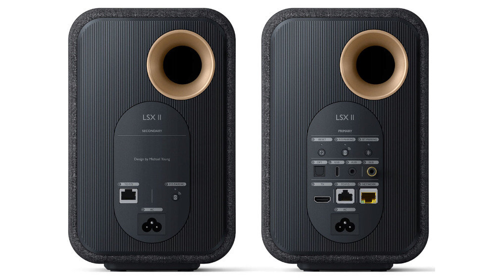 Kolumny głośnikowe KEF LSX-II - minimalistyczny design