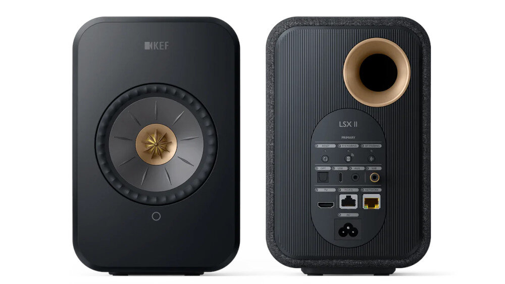 Kolumny głośnikowe KEF LSX-II - łatwe podłączenie plug and play