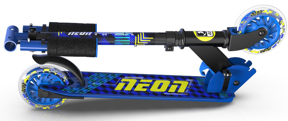 Hulajnoga dla dzieci YVOLUTION Neon Apex uchwyty kierownica komfort konstrukcja