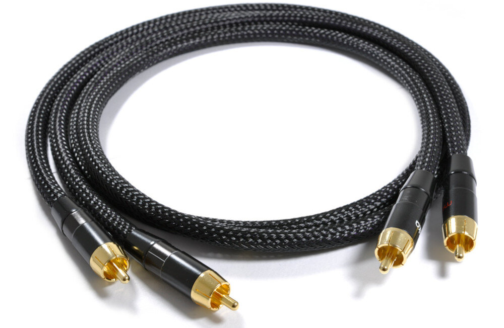 Kabel 2x RCA - 2x RCA MELODIKA 1.0 m konstrukcja typ miedź materiał czystość przekrój