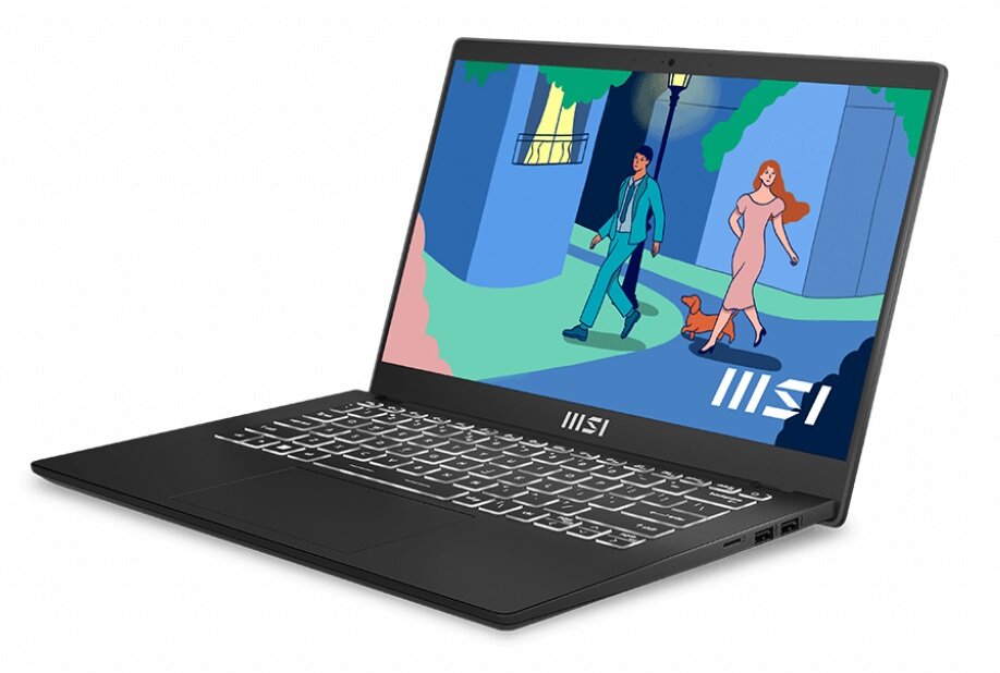 Laptop MSI Modern C12M - design