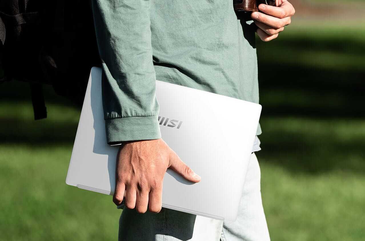 Laptop MSI Modern C12M - obudowa