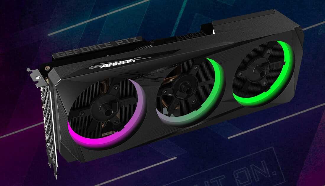 Karta graficzna GIGABYTE Aorus GeForce RTX 3050 Elite 8GB - RGB FUSION