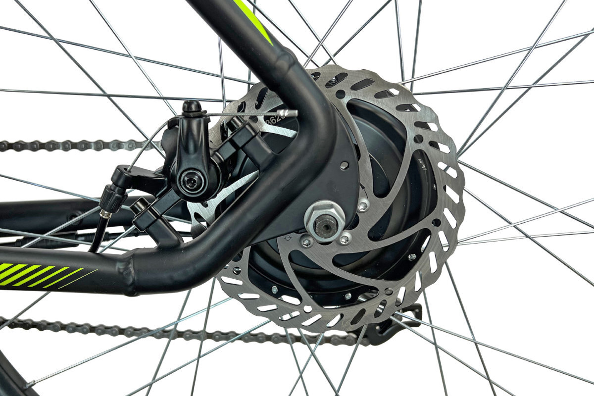 ROWER ELEKTRYCZNY MTB ESPERIA E960 XENON 27,5 SZARO-CZANO-ŻÓŁTE M45 18 silnik i bateria