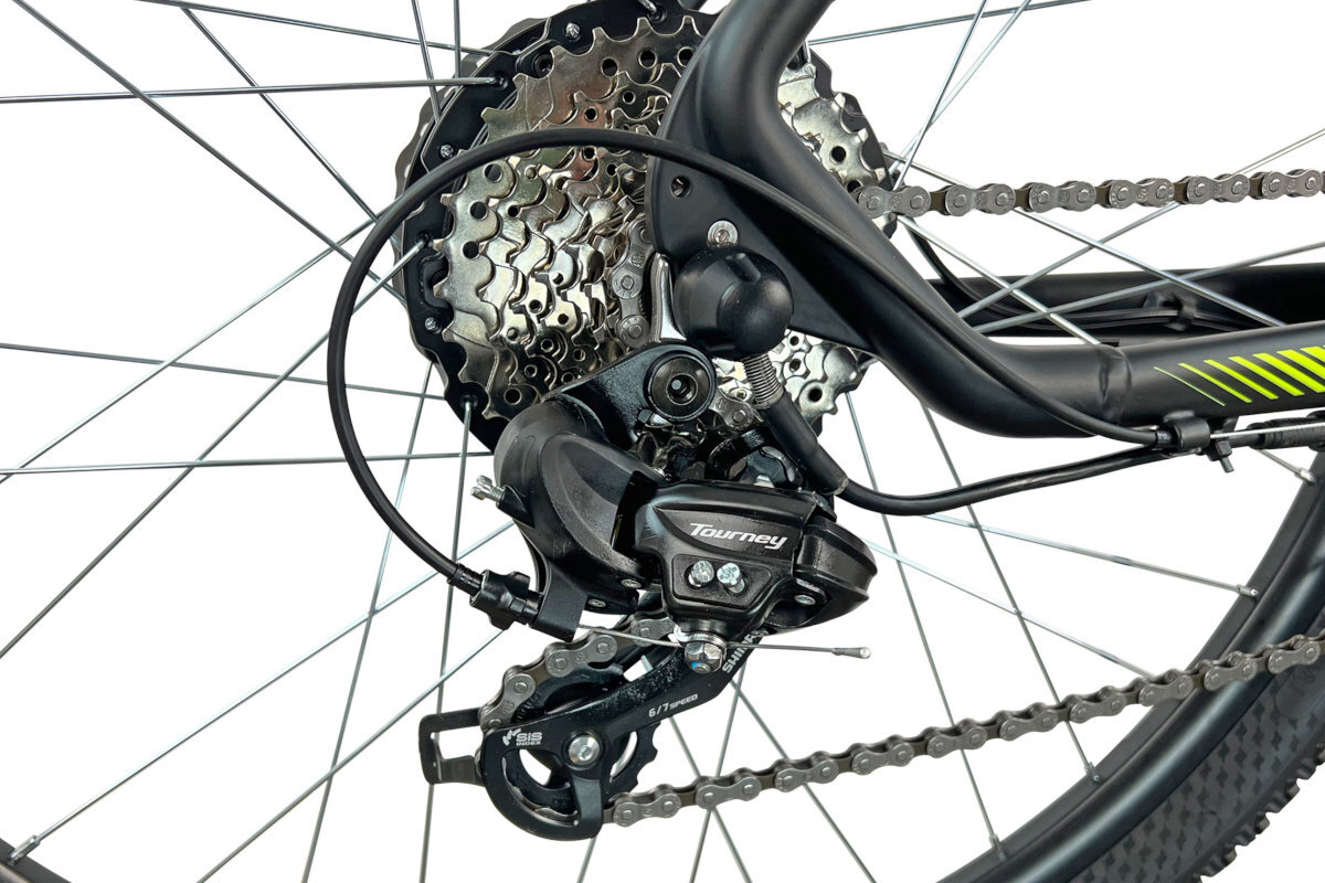 ROWER ELEKTRYCZNY MTB ESPERIA E960 XENON 27,5 SZARO-CZANO-ŻÓŁTE M45 18 praktyczne przerzutki