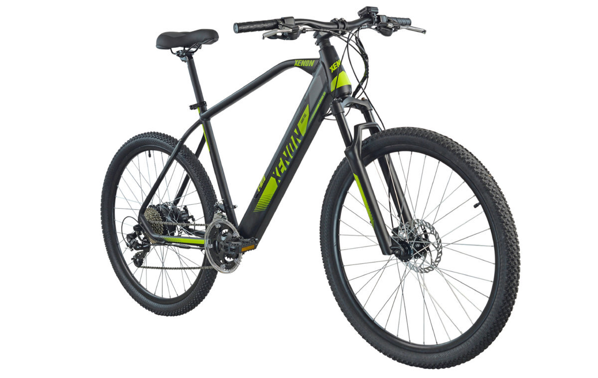 ROWER ELEKTRYCZNY MTB ESPERIA E970 XENON 27,5 SZARO-CZANO-ŻÓŁTE M45 18 wyposazenie