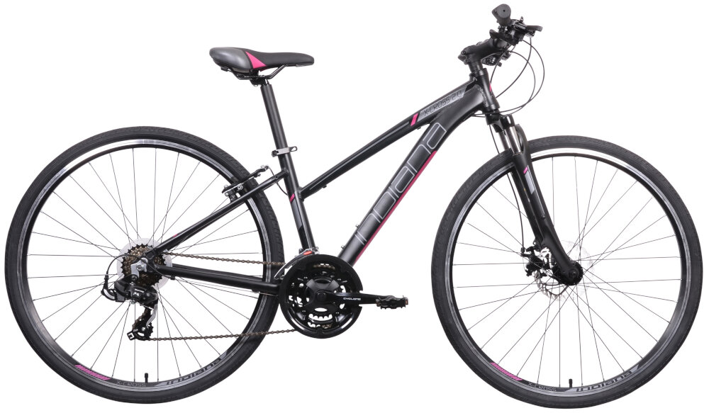 ROWER INDIANA X-CROSS 2.0 28 CZARNY-FUKSJA-SZARY D38 15 wyglad