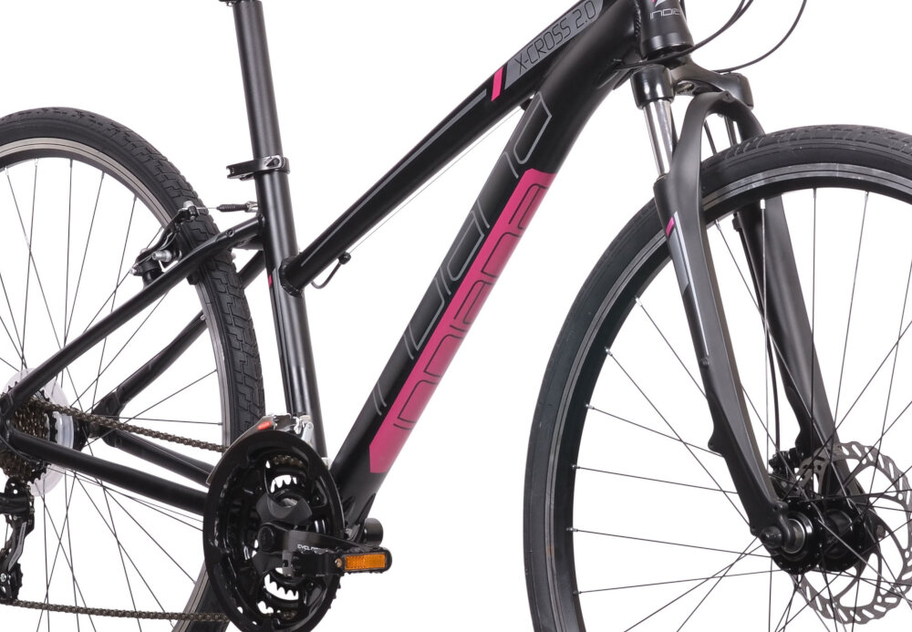 ROWER INDIANA X-CROSS 2.0 28 CZARNY-FUKSJA-SZARY D38 15 gwarancja