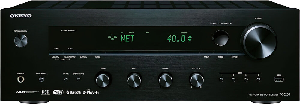 Zestaw stereo ONKYO TX-8250B + KLIPSCH R-620F - amplituner