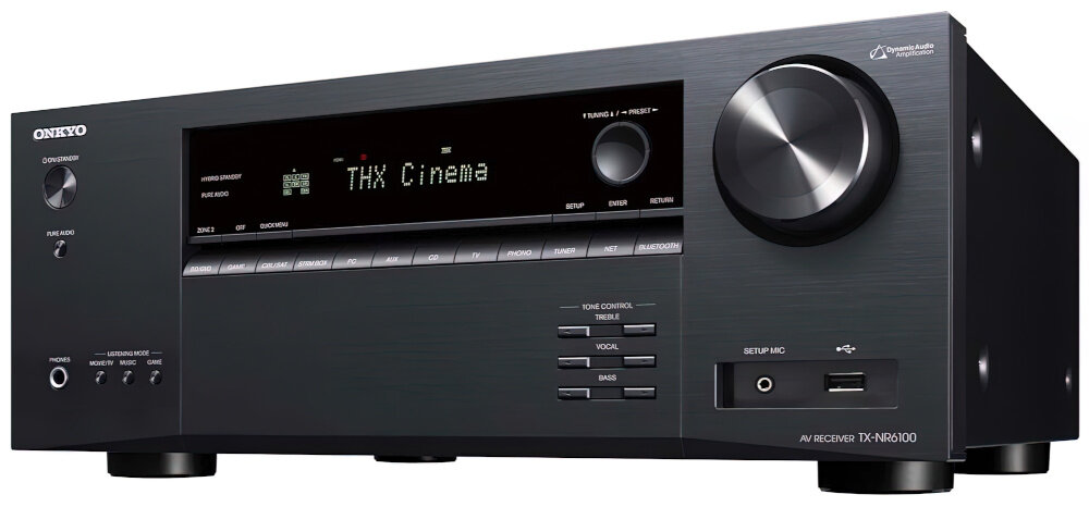 Kino domowe ONKYO TX-RN6100B + TAGA TAV-607 - kolumny