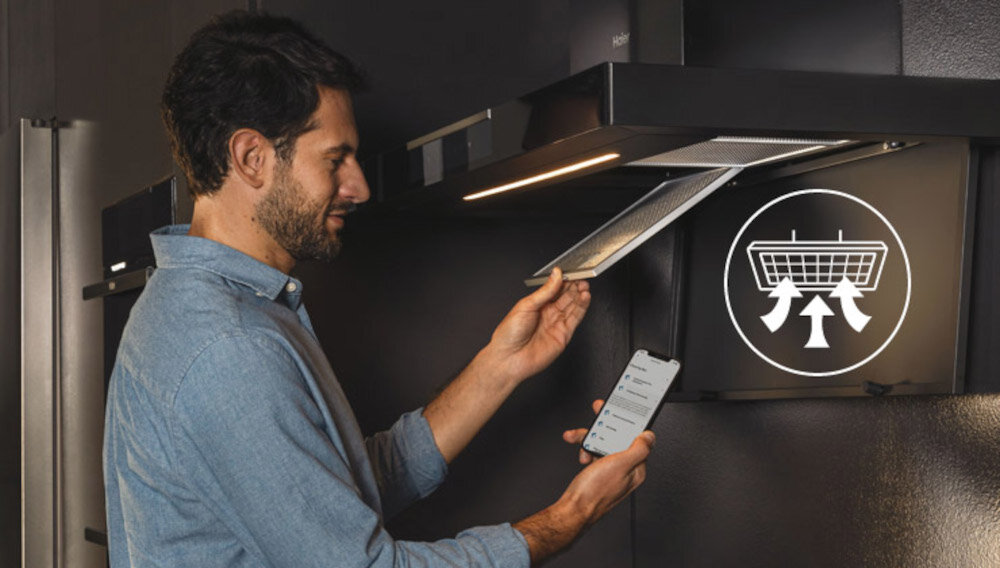 OKAP HAIER HATS6DS46BWIFI filtr przeciwtłuszczowy