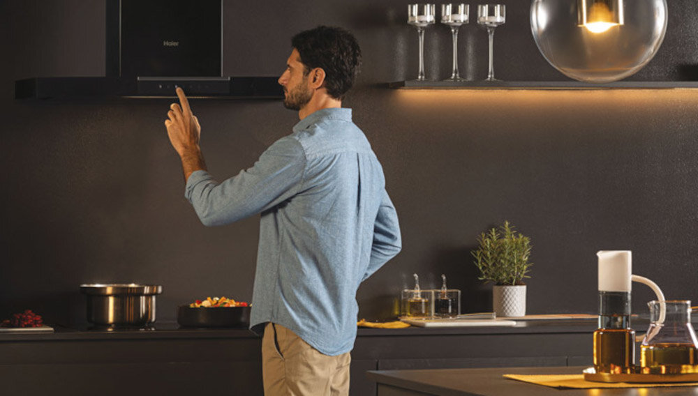 OKAP HAIER HATS6DS46BWIFI funkcje synchronizacja