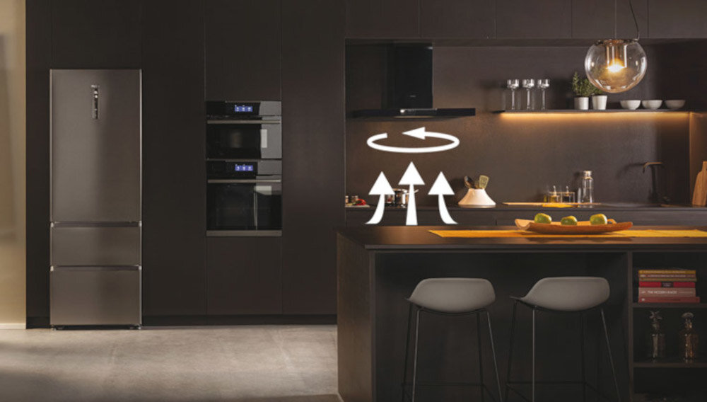 OKAP HAIER HATS6DS46BWIFI montaż obieg wewnętrzny