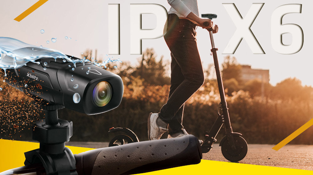 Kamera sportowa XBLITZ Everywhere  - odporność wytrzymałość deszcz