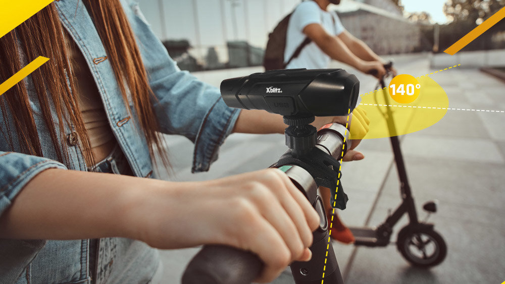 Kamera sportowa XBLITZ Everywhere  - kąt widzenia