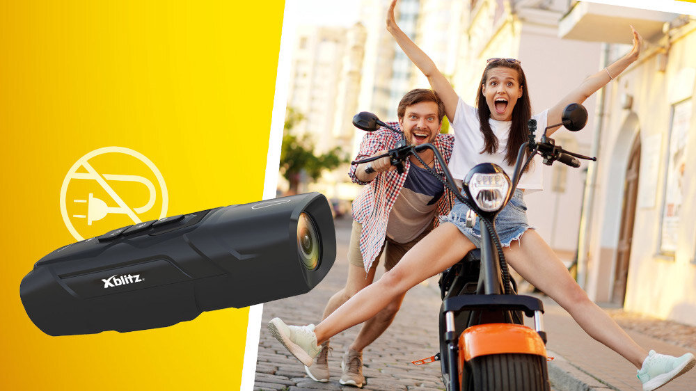 Kamera sportowa XBLITZ Everywhere  - bezprzewodowość bateria