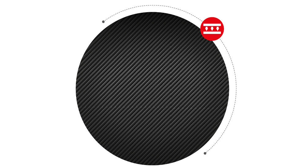 Biurko HUZARO Hero 4.7 powłoka carbon flex