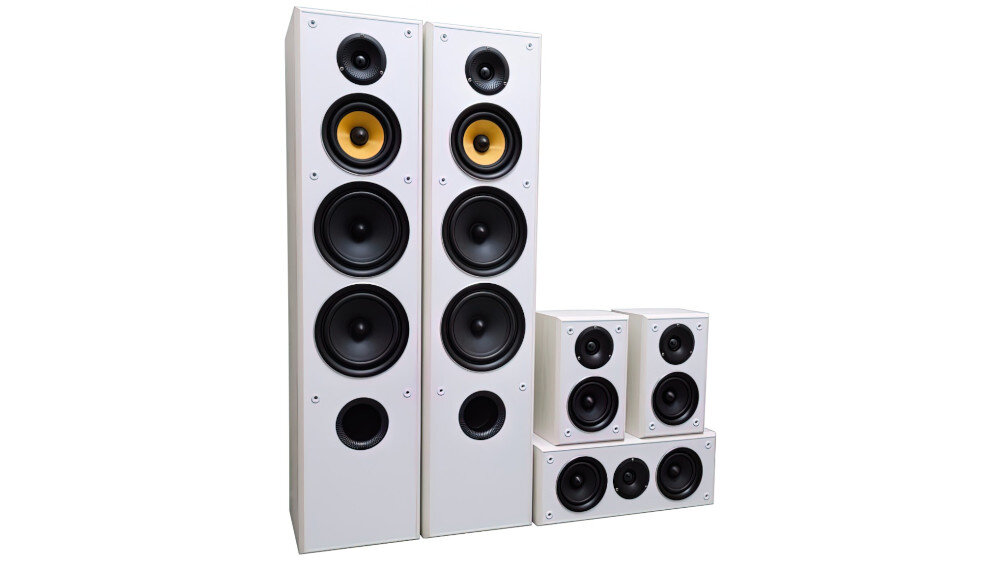 Kino domowe ONKYO TX-RN6100B + TAGA TAV-606 - kolumny