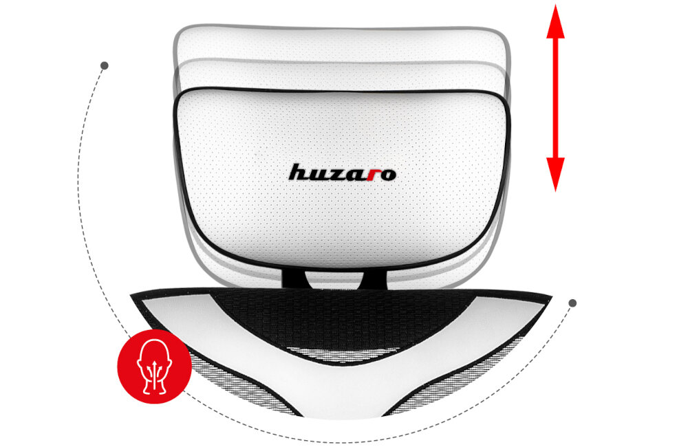 Fotel HUZARO Combat 8.0 relaks rozluźnienie wysokość zagłówek