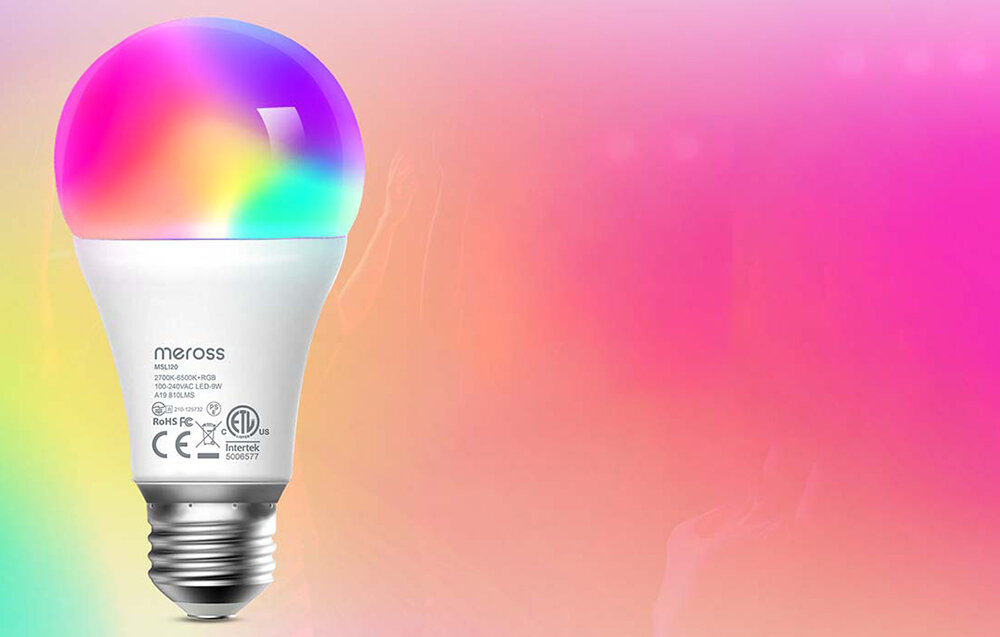 Inteligentna żarówka LED MEROSS MSL120 energooszczędność sieć wifi