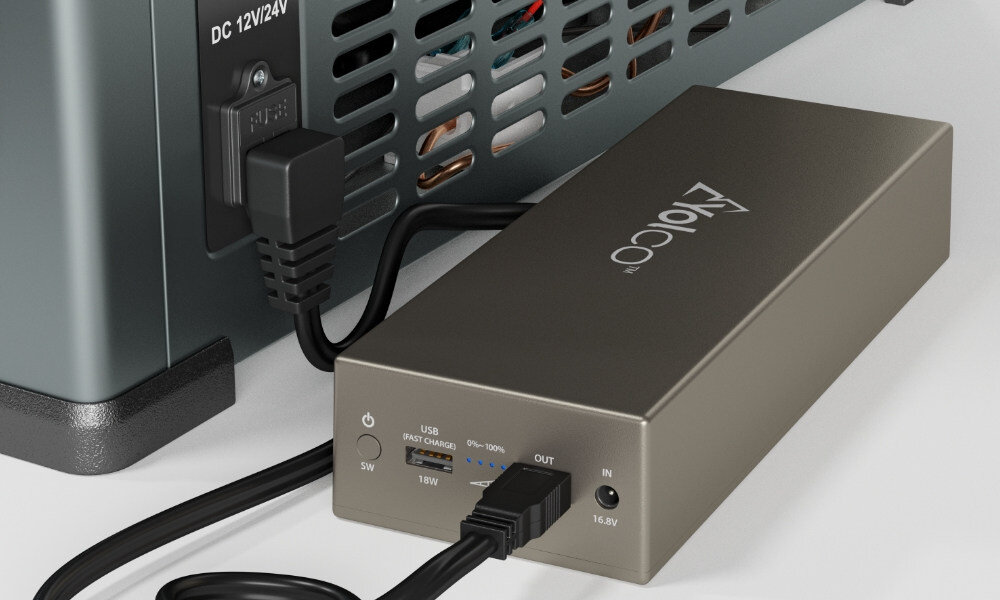 Lodówka YETICOOL KL100 wiele opcji ladowania