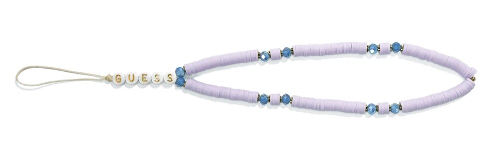 Zawieszka do telefonu GUESS stylowy dodatek koraliki Heishi unikalny design ręcznie wykonane wyrafinowanie elegancja w detalach wysoka jakość uniwersalny akcent