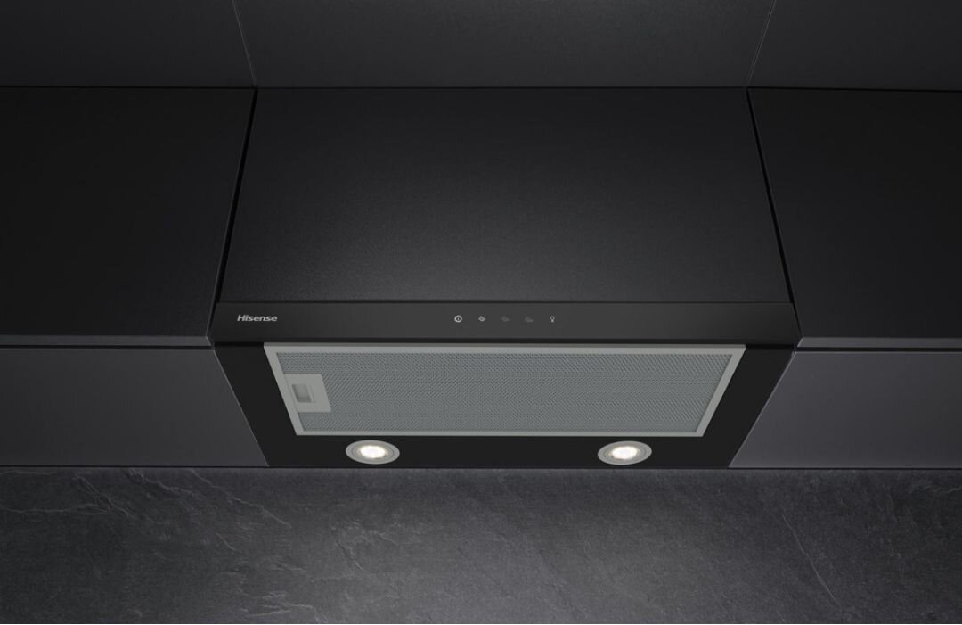 OKAP HISENSE MH6TL4TB Okap Hisense do zabudowy z oświetleniem LED i dotykowym panelem sterowania. Minimalistyczny design dopasowany do współcznesnej kuchni