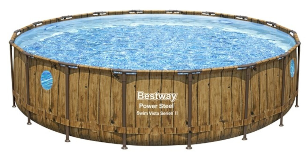 Basen BESTWAY 56977 549 x 122 cm z trojwarstowego Tritechu dwie zewnetrzne warstwy z PVC srodkowa warstwa siatka nylonowa wytrzymalosc odpornosc na uszkodzenia